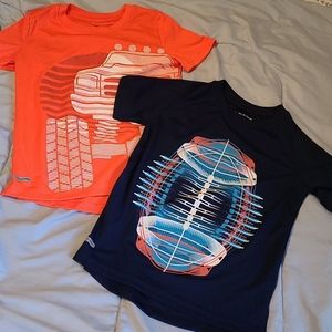 Jumping beans 5 athletic blue and orange shirts